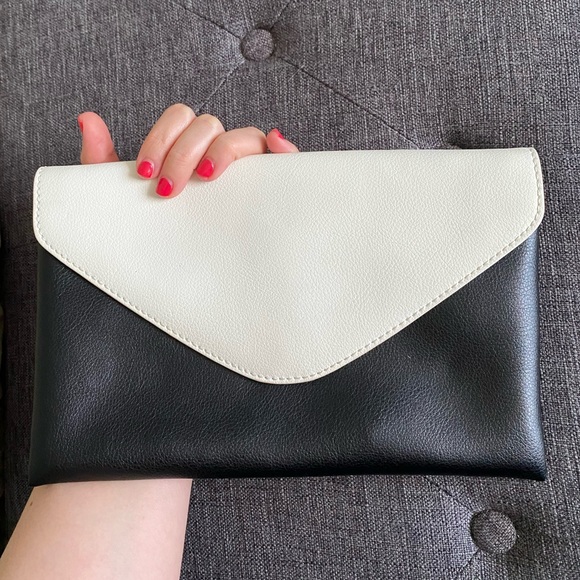J Crew Leather Envelope Bag - Picture 3 of 6